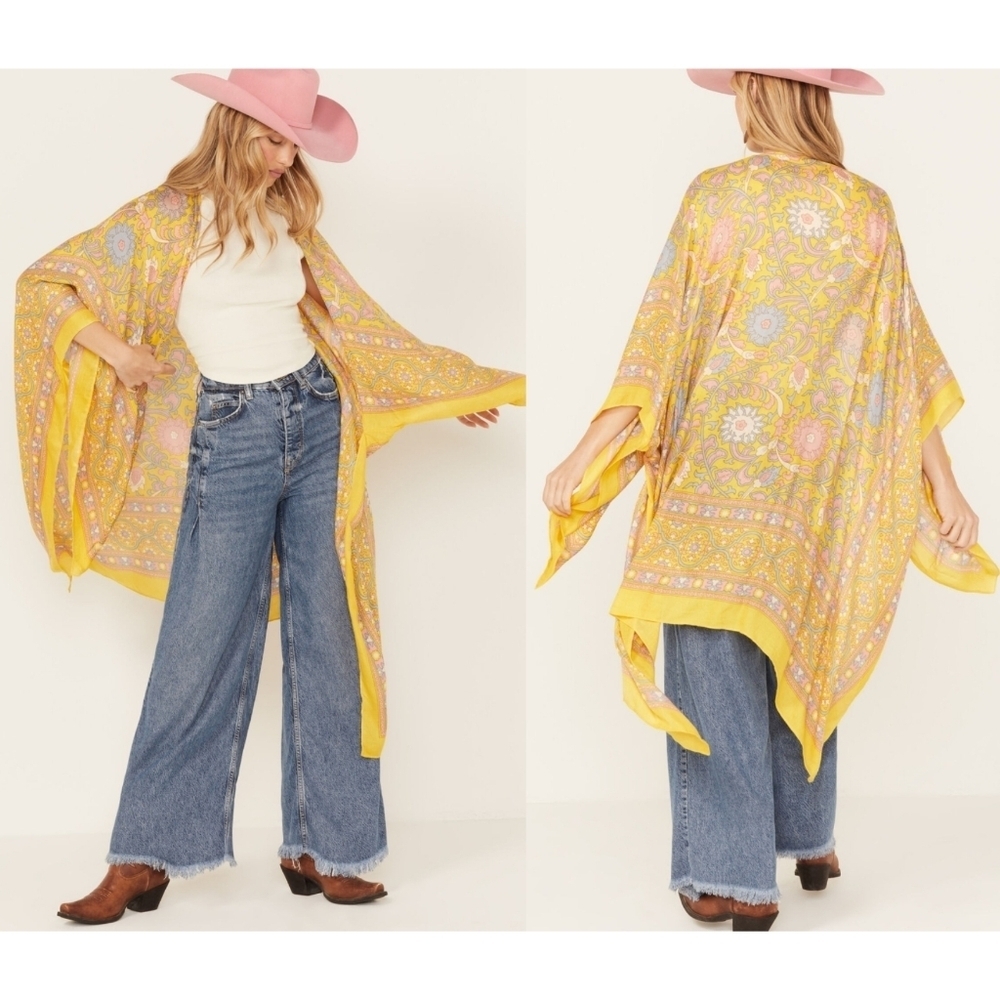 Free People▪️Magic Dance Floral Bohemian Kimono